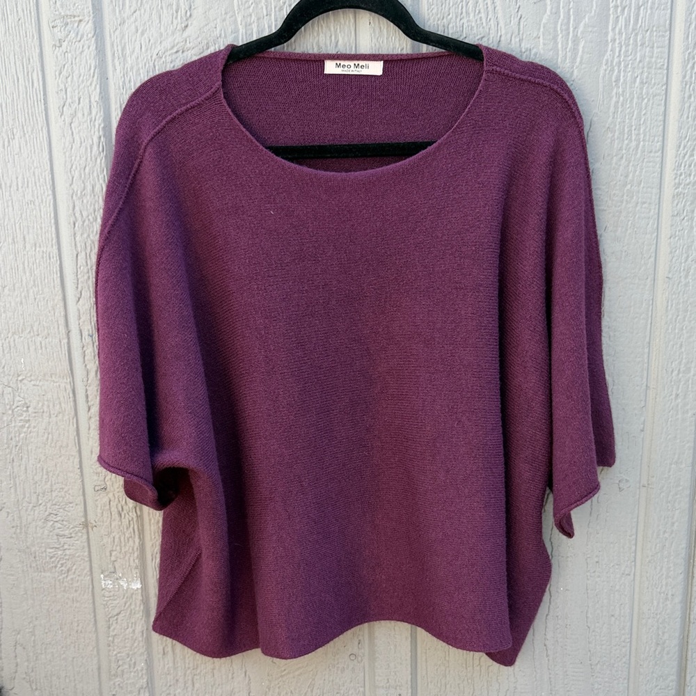 Meo Meli Cozy Plum Knit Top